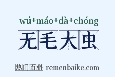 无毛大虫是什么意思的图片